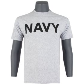 NAVY T SHIRT GREY XL