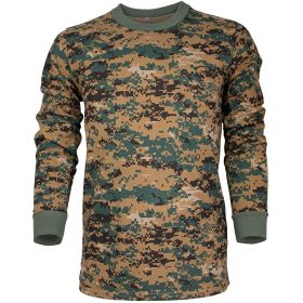 MENS LONG SLEEVE T SHIRT DIGITAL WOODLAND XXXL