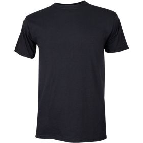 MENS SHORT SLEEVE T SHIRT BLACK XXL