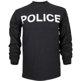 POLICE L/S T SHIRT BLACK M