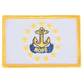 RHODE ISLAND FLAG PATCH