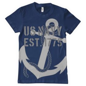 NAVY ANCHOR MEN'S T SHIRT NAVY (Option: XXXL)
