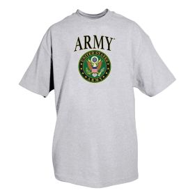 ARMY T SHIRT,HEATHER GREY (Option: S *SY)