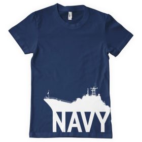 NAVY SHIP MEN'S T SHIRT NAVY (Option: XXXL)
