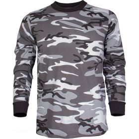 MENS LONG SLEEVE T SHIRT URBAN CAMO (Option: L)