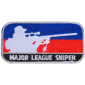 MAJOR LEAGUE SNIPER PATCH (Option: BLUE / RED  6 PACK)