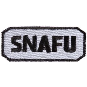 SNAFU PATCH (Option: BLACK / GREY  6 PACK)