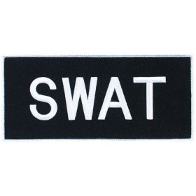 ENFORCEMENT ID PATCH 4" X 9" (Option: SWAT  6 PACK)