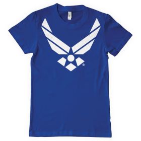 AIR FORCE EMBLEM MEN'S T SHIRT ROYAL BLUE (Option: L)
