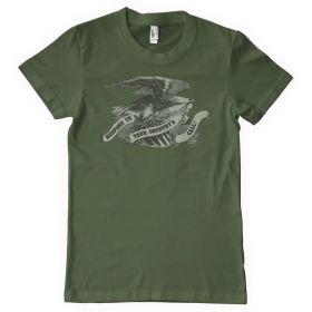 AN AMERICAN FORCE MEN'S T SHIRT OLIVE DRAB (Option: L)