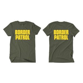BORDER PATROL T SHIRT, OD (Option: L)