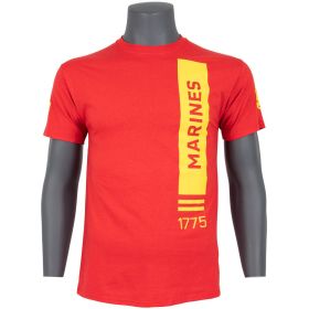 MARINES 1775 T SHIRT RED (Option: S)