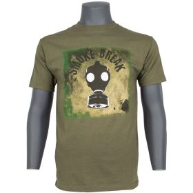 SMOKING MEN'S T SHIRT OLIVE DRAB (Option: S)