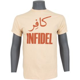 INFIDEL T SHIRT SAND (Option: S)